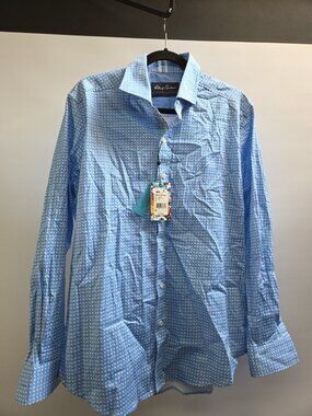Robert Graham Men's XL Laredo Shirt Long Sleeve Tailored Fit Modern Americana